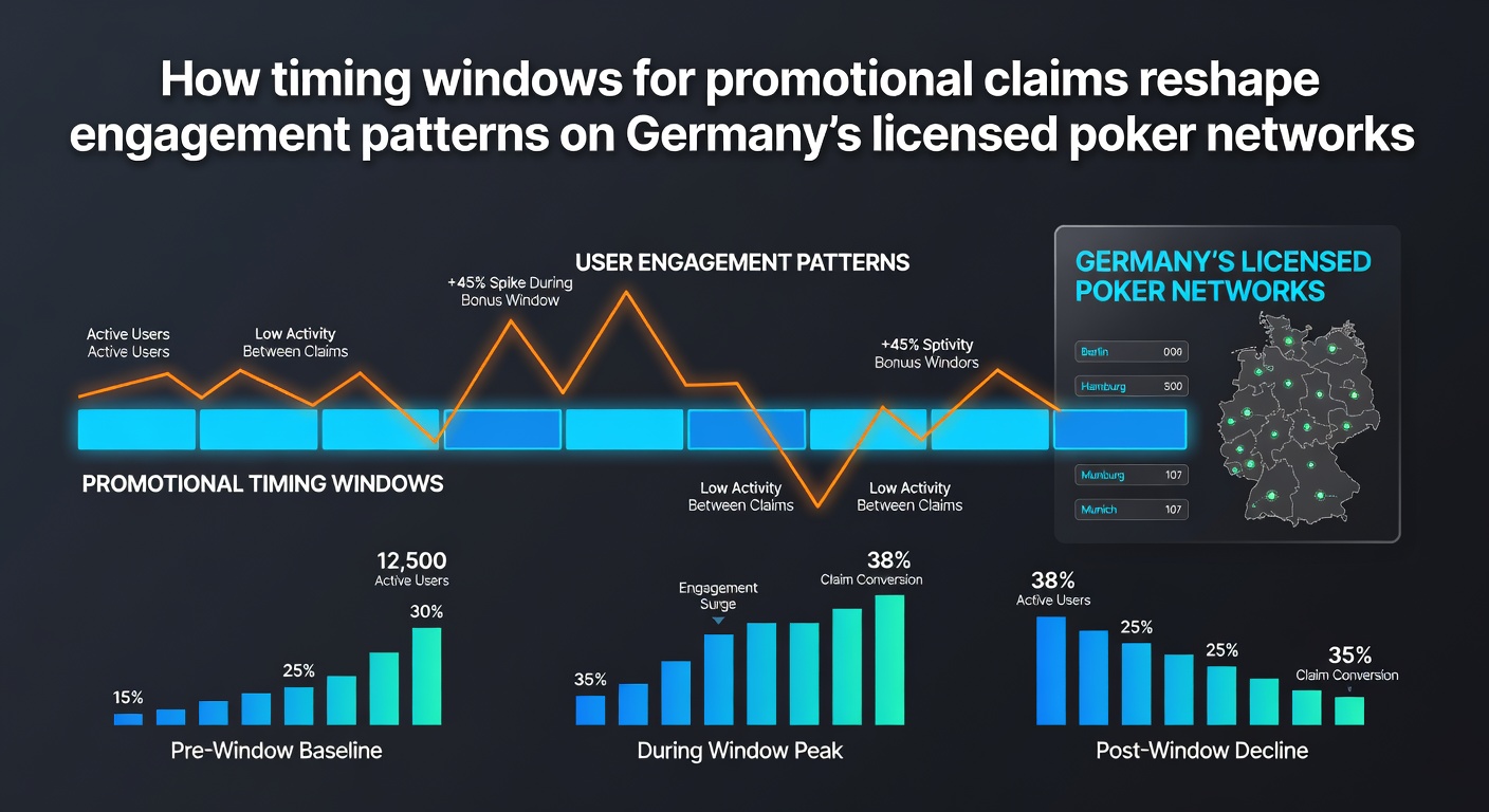 Darstellung von Zeitfenstern bei Poker-Promotions auf deutschen Plattformen mit Spielaktivitätsdiagrammen