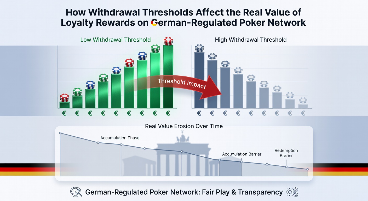 Vergleich von Auszahlungswerten vor und nach Schwellenanpassungen auf Poker-Plattformen