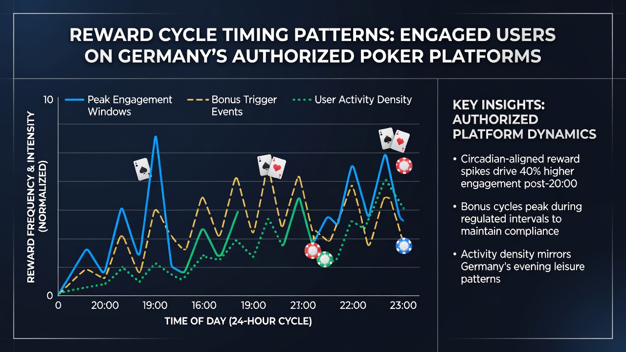 Grafische Darstellung zeitlicher Muster und Belohnungszyklen bei aktiven Poker-Nutzern in Deutschland