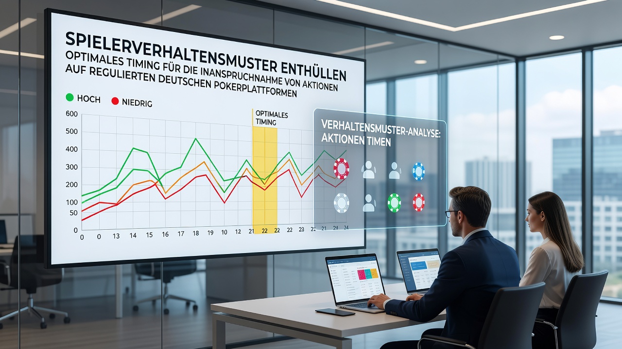 Grafische Darstellung von Zeitfenstern und Nutzeraktivitäten auf regulierten Poker-Plattformen in Deutschland