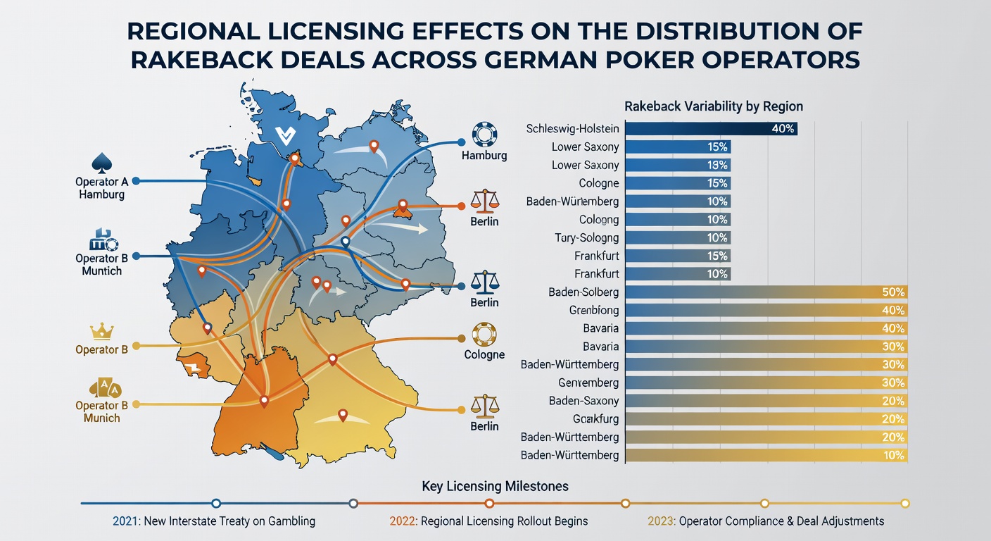 Vergleich der Rakeback-Verteilung nach Bundesländern in Deutschland